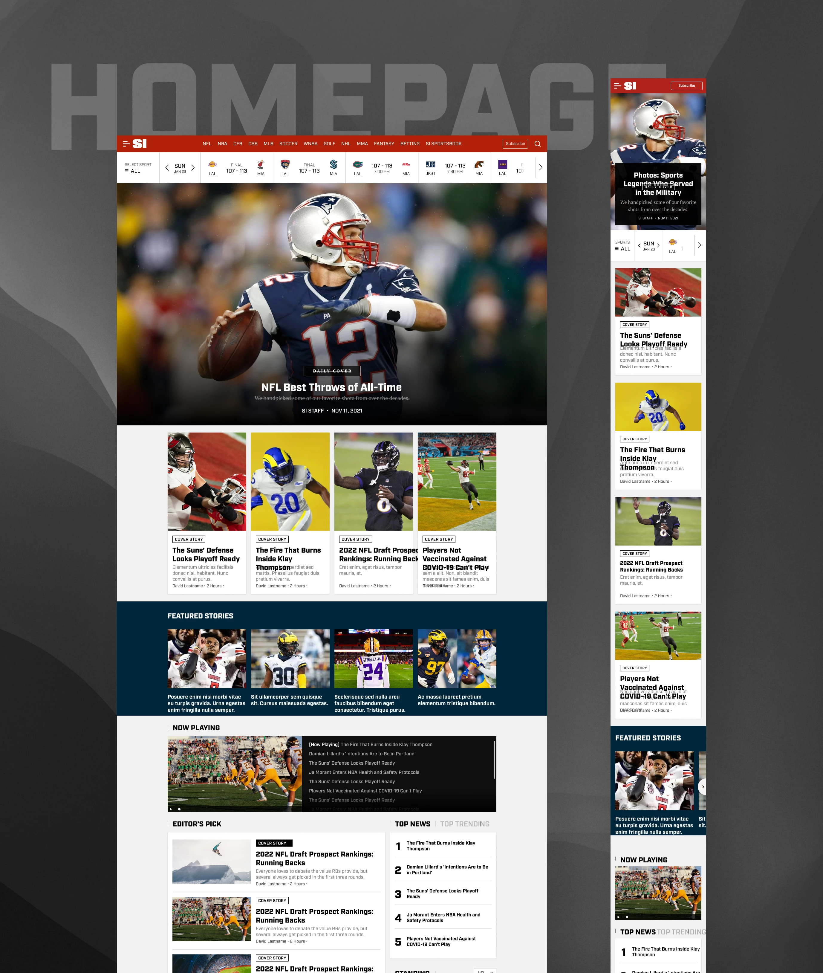 Full Bleed Hero Template: Key Components Redesign - showcase image